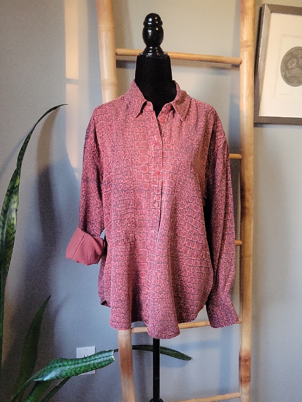 Current/Elliot The Percy Road Crocodile Blouse